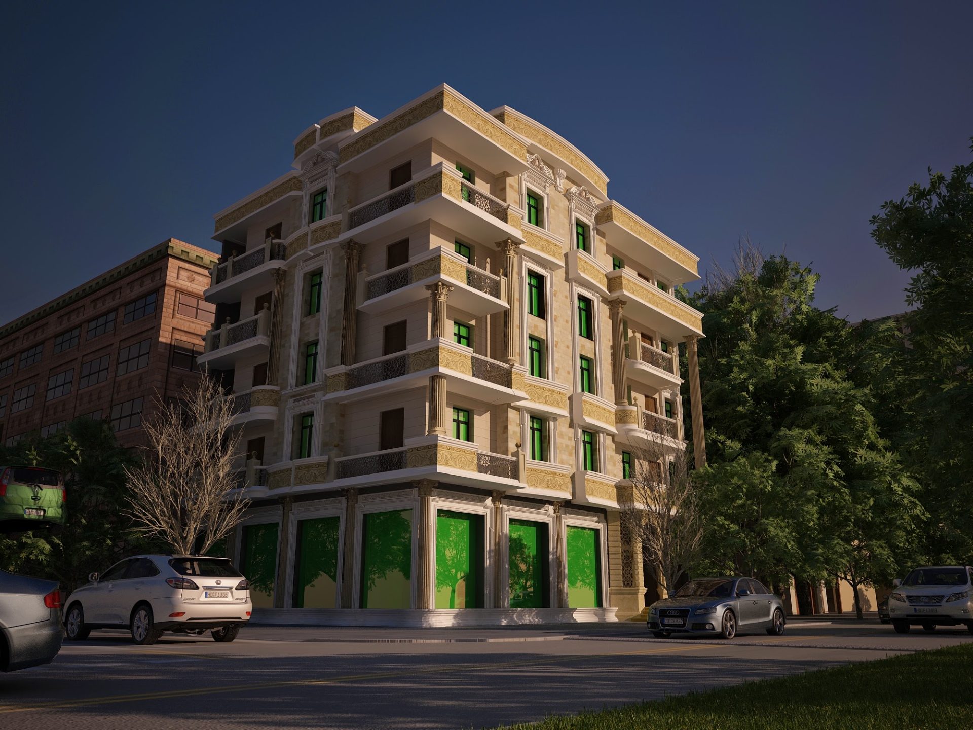 Residential Building Elevation